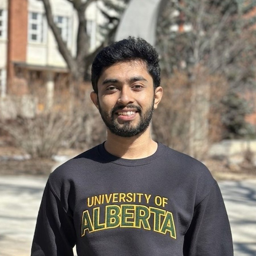 Azmal Awasaf on the University of Alberta campus